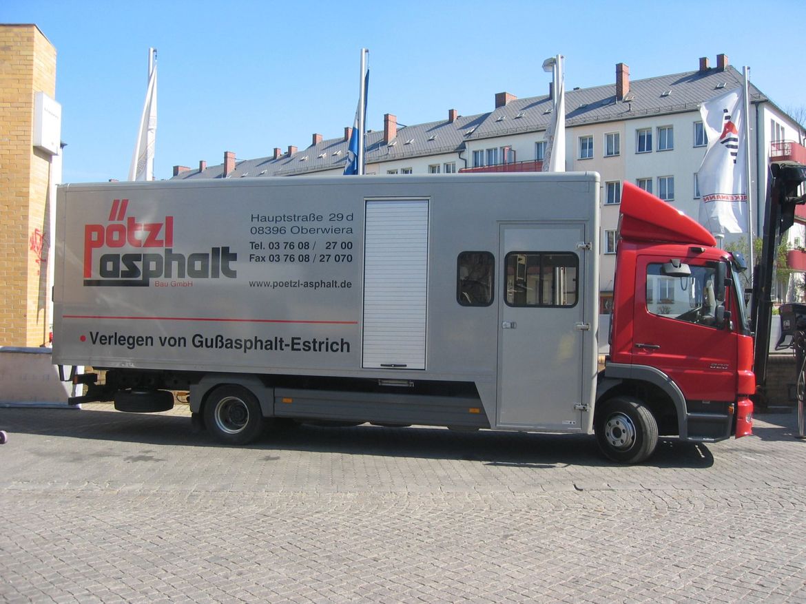 MB Kofferaufbau für Stückguttransporte und Personenbeförderung