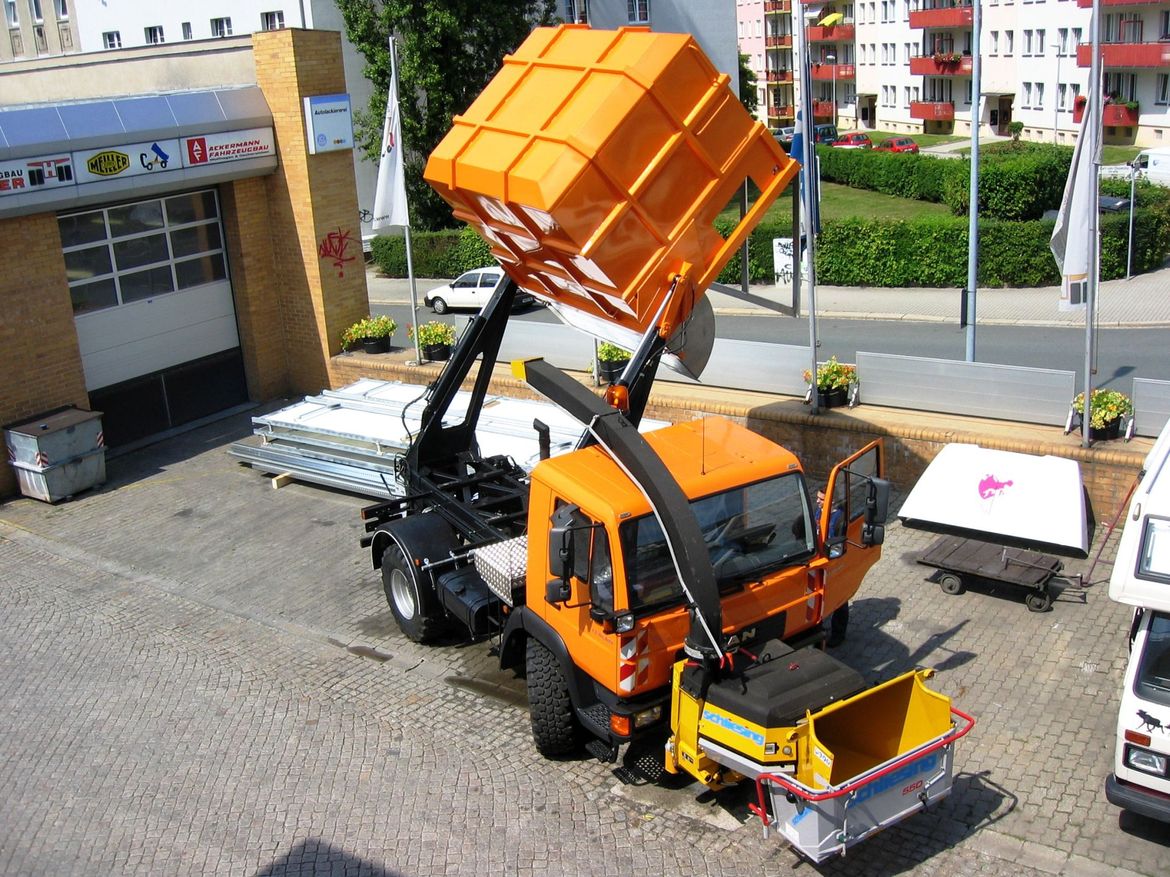 MAN Hochkipper für Schüttguttransporte