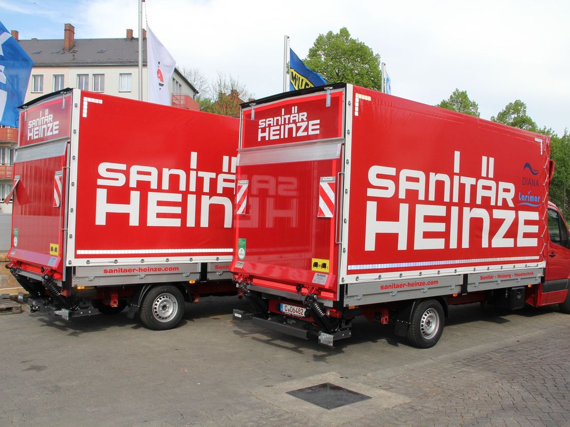 MB Pritsche mit Ladebordwand für Stückguttransporte