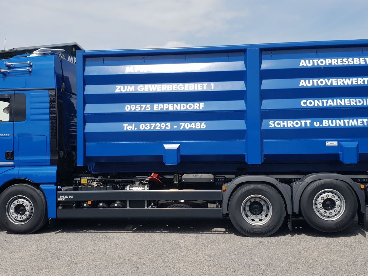 MAN Abrollkipper für Containertransporte
