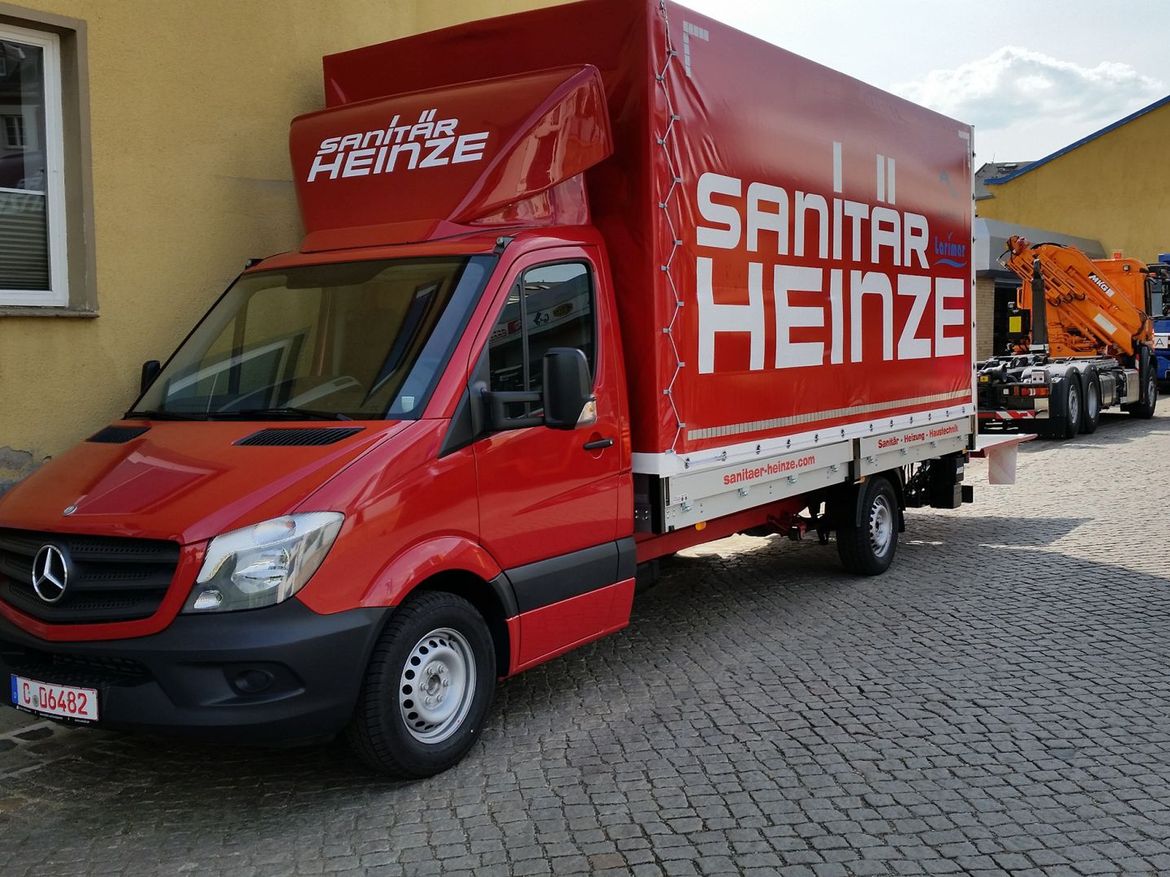 MB Pritsche mit Ladebordwand für Stückguttransporte