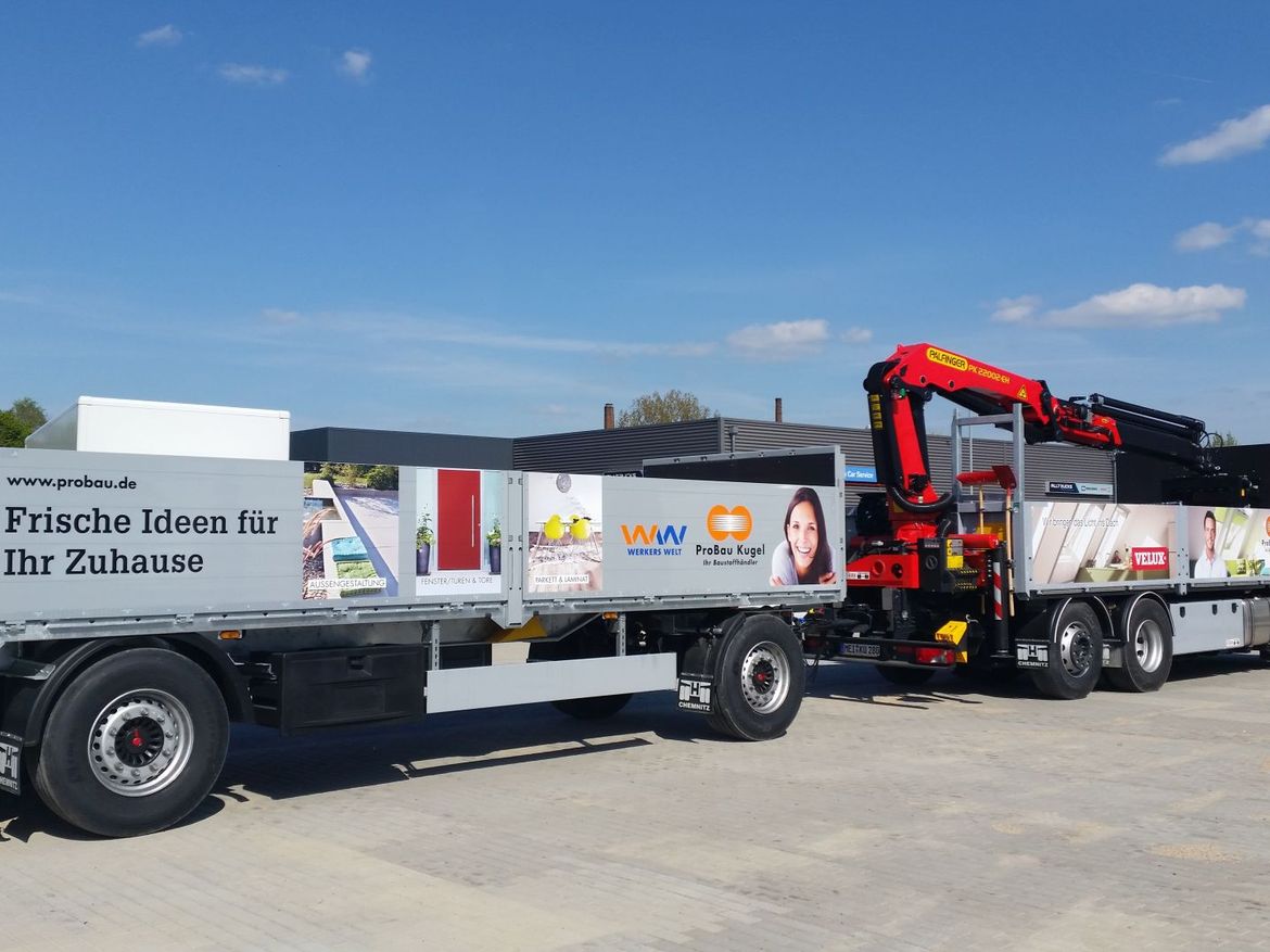 IVECO Baustoffpritsche für Baustofftransporte