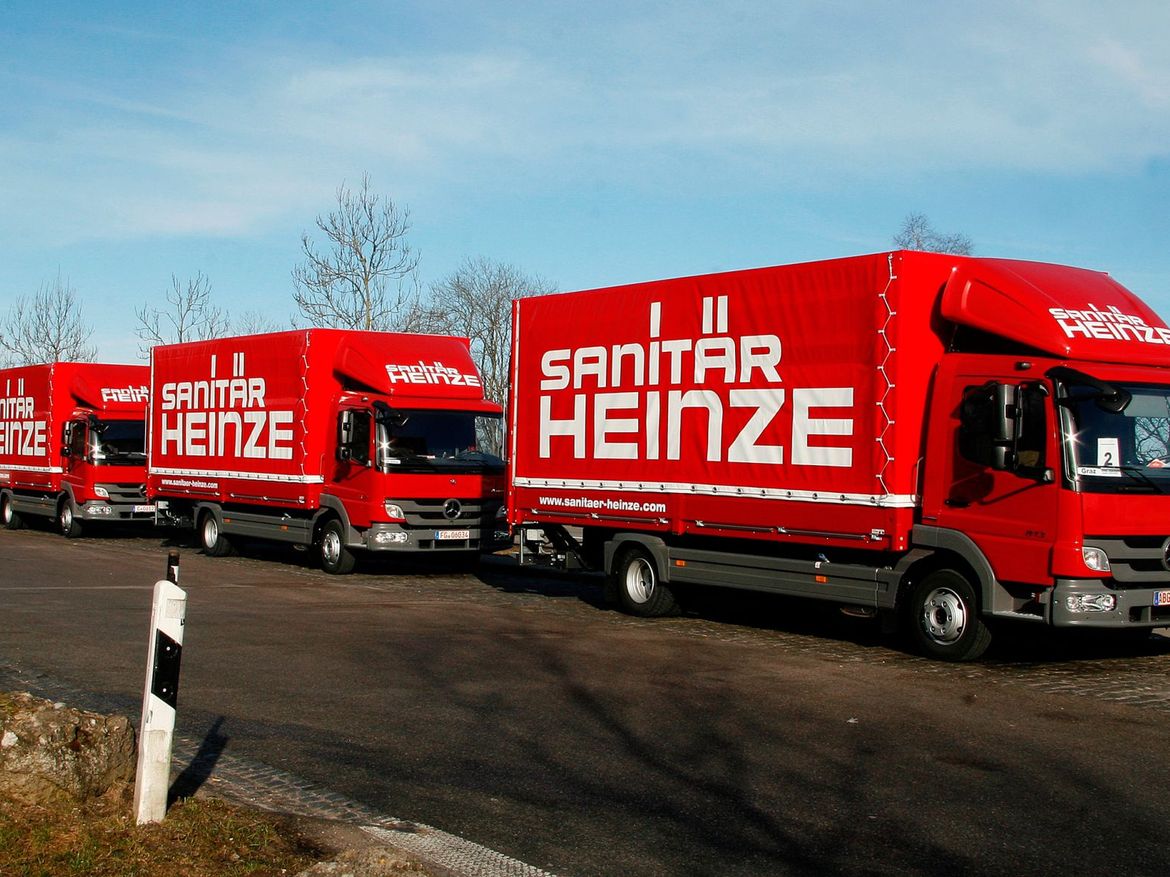 MB Pritsche mit Ladebordwand für Stückguttransporte